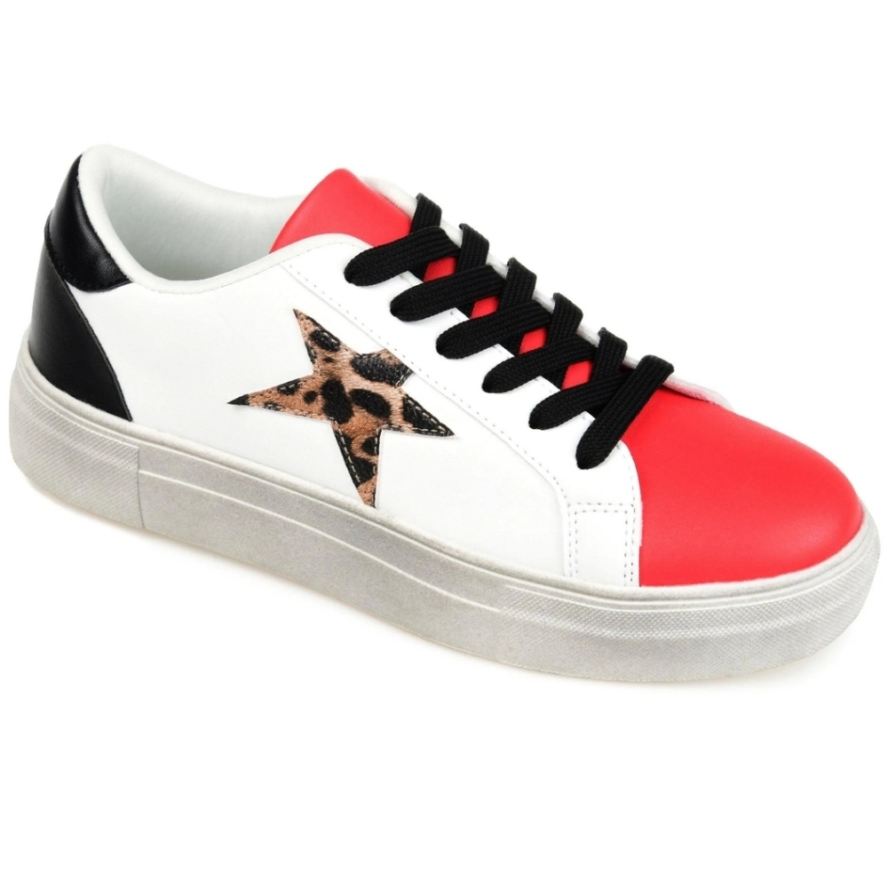 JOURNEE Collection Color Block Sneakers - Picture 1 of 7